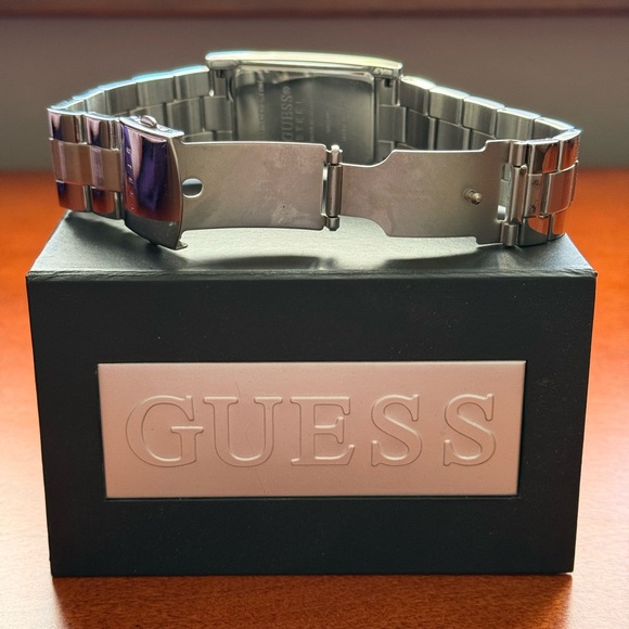 Guess Steel Rectangular Watch - Picture 6 of 7